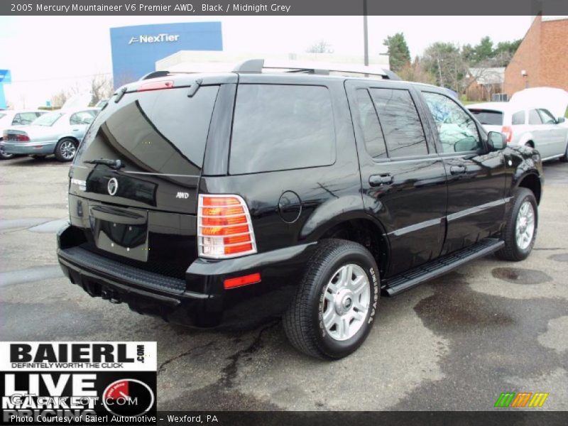 Black / Midnight Grey 2005 Mercury Mountaineer V6 Premier AWD