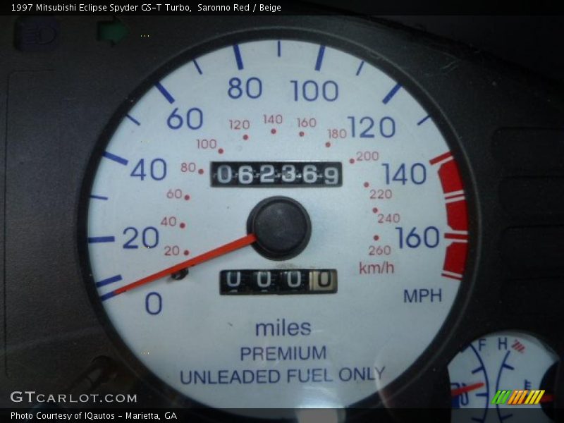 Saronno Red / Beige 1997 Mitsubishi Eclipse Spyder GS-T Turbo