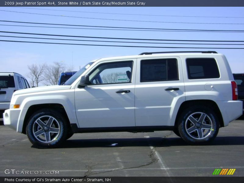 Stone White / Dark Slate Gray/Medium Slate Gray 2009 Jeep Patriot Sport 4x4