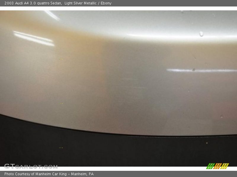 Light Silver Metallic / Ebony 2003 Audi A4 3.0 quattro Sedan