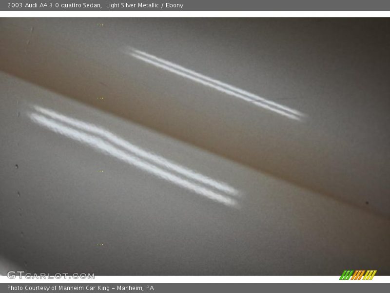 Light Silver Metallic / Ebony 2003 Audi A4 3.0 quattro Sedan