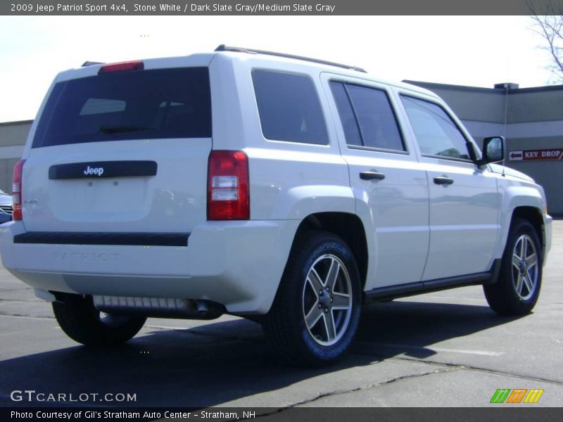 Stone White / Dark Slate Gray/Medium Slate Gray 2009 Jeep Patriot Sport 4x4