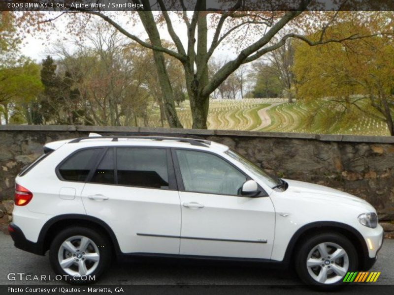 Alpine White / Sand Beige 2008 BMW X5 3.0si
