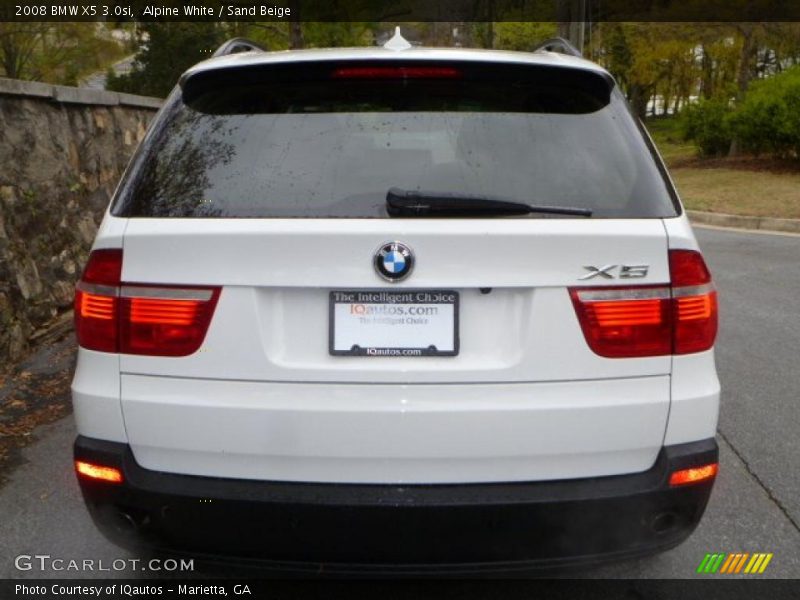 Alpine White / Sand Beige 2008 BMW X5 3.0si
