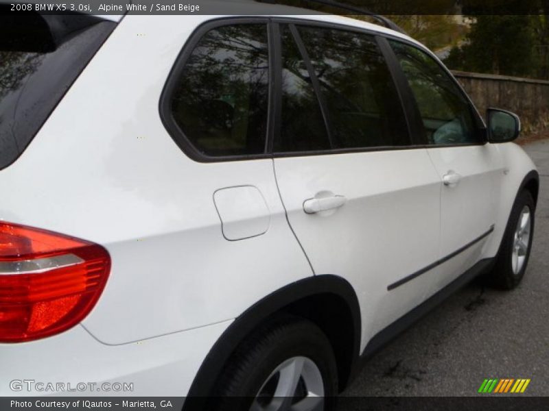 Alpine White / Sand Beige 2008 BMW X5 3.0si