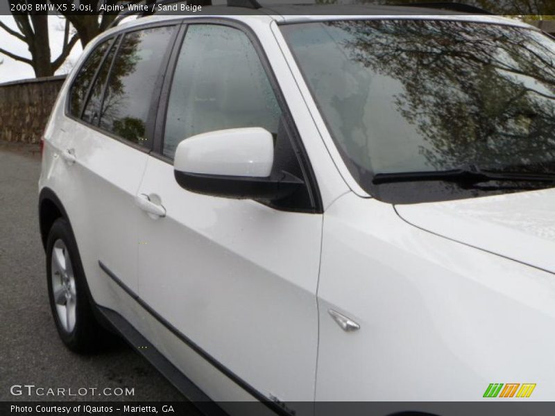 Alpine White / Sand Beige 2008 BMW X5 3.0si