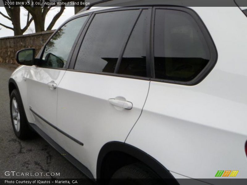 Alpine White / Sand Beige 2008 BMW X5 3.0si
