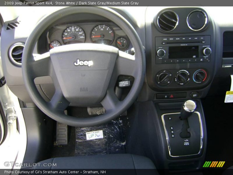 Stone White / Dark Slate Gray/Medium Slate Gray 2009 Jeep Patriot Sport 4x4