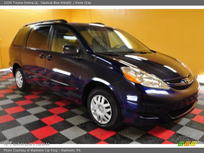 Nautical Blue Metallic / Stone Gray 2006 Toyota Sienna LE