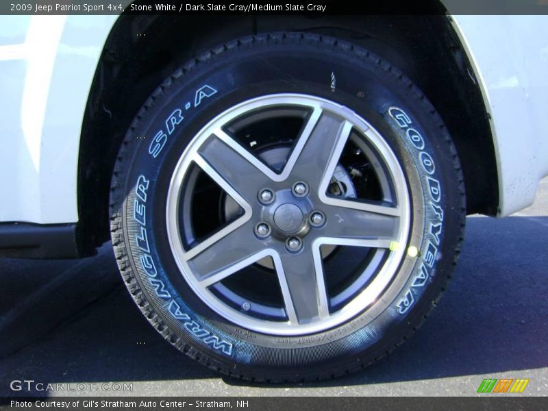 Stone White / Dark Slate Gray/Medium Slate Gray 2009 Jeep Patriot Sport 4x4