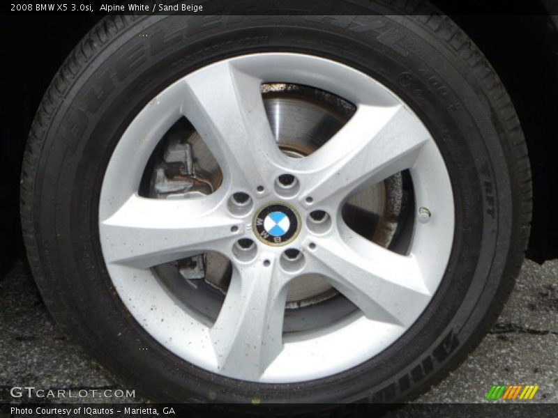 Alpine White / Sand Beige 2008 BMW X5 3.0si
