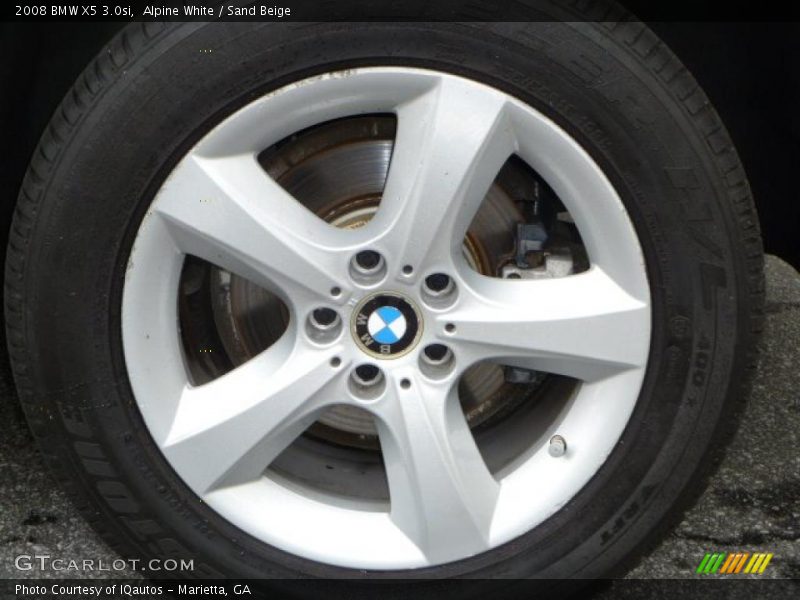 Alpine White / Sand Beige 2008 BMW X5 3.0si