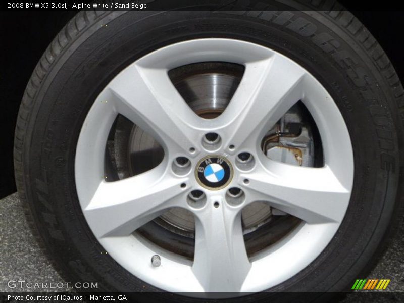 Alpine White / Sand Beige 2008 BMW X5 3.0si