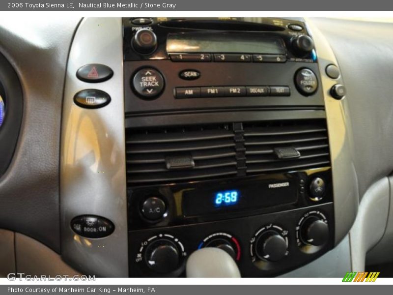 Nautical Blue Metallic / Stone Gray 2006 Toyota Sienna LE