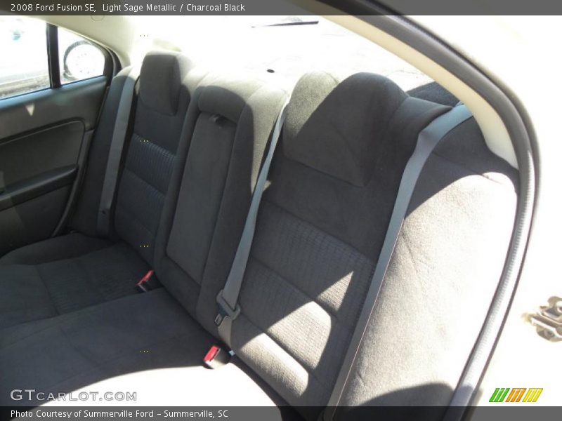 Light Sage Metallic / Charcoal Black 2008 Ford Fusion SE