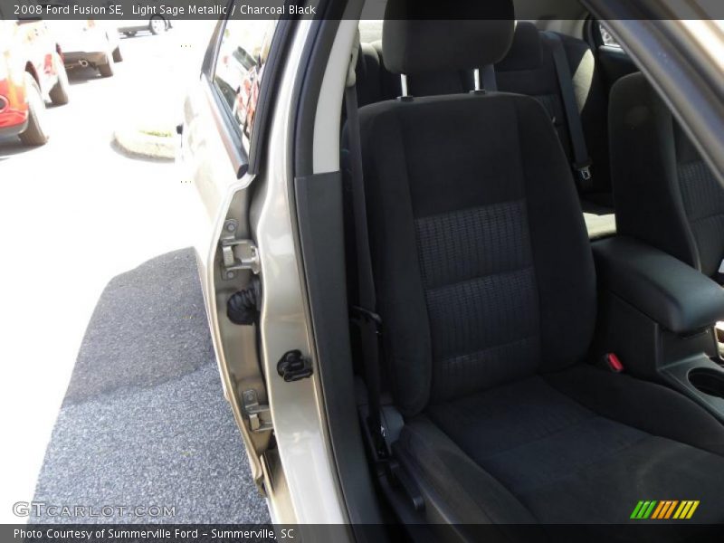 Light Sage Metallic / Charcoal Black 2008 Ford Fusion SE