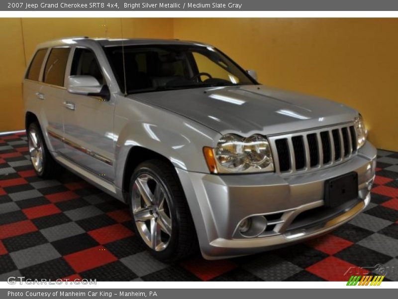 Bright Silver Metallic / Medium Slate Gray 2007 Jeep Grand Cherokee SRT8 4x4