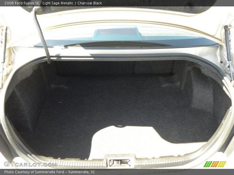 Light Sage Metallic / Charcoal Black 2008 Ford Fusion SE