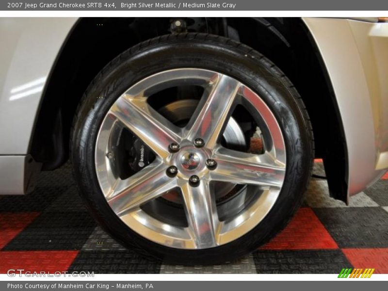 Bright Silver Metallic / Medium Slate Gray 2007 Jeep Grand Cherokee SRT8 4x4