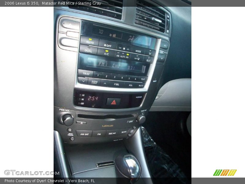 Matador Red Mica / Sterling Gray 2006 Lexus IS 350
