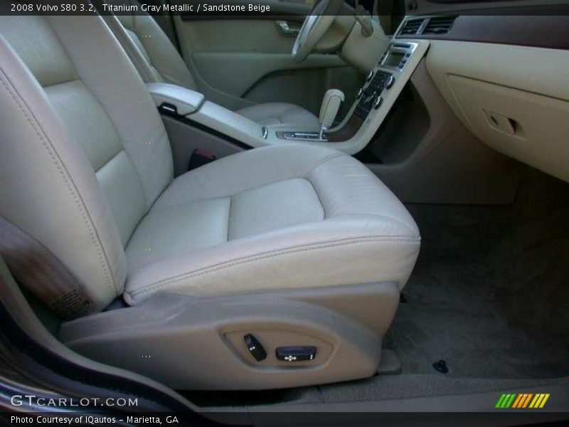 Titanium Gray Metallic / Sandstone Beige 2008 Volvo S80 3.2