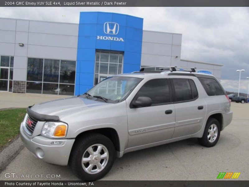 Liquid Silver Metallic / Dark Pewter 2004 GMC Envoy XUV SLE 4x4