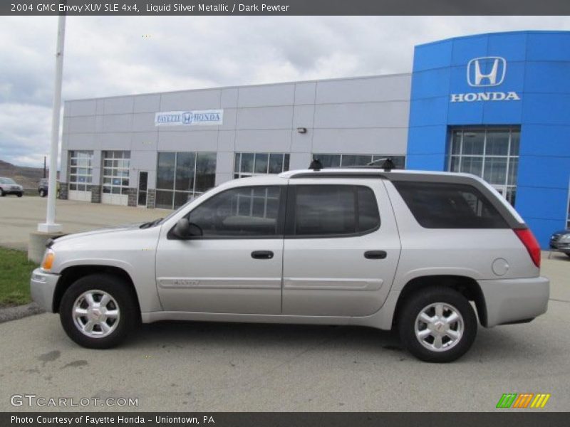 Liquid Silver Metallic / Dark Pewter 2004 GMC Envoy XUV SLE 4x4