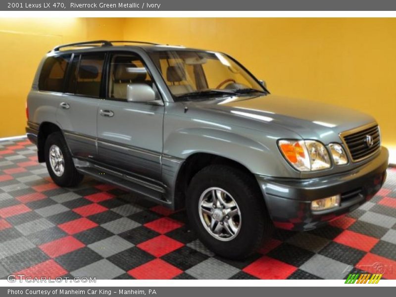 Riverrock Green Metallic / Ivory 2001 Lexus LX 470