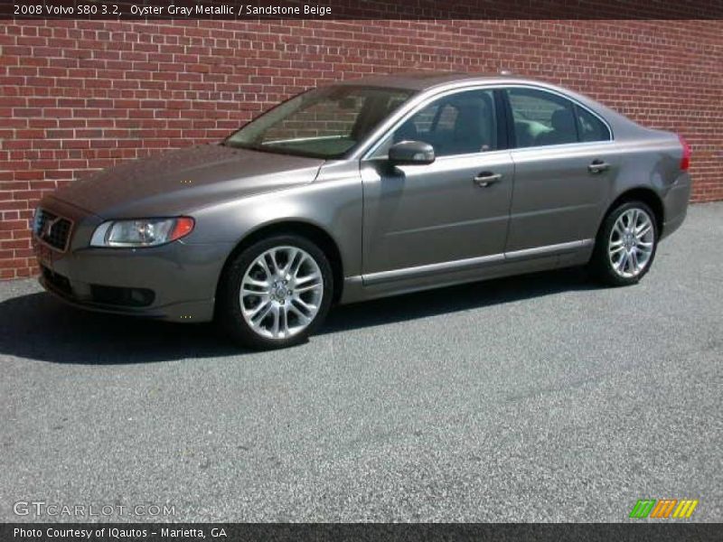 Oyster Gray Metallic / Sandstone Beige 2008 Volvo S80 3.2