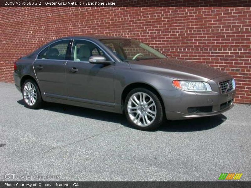 Oyster Gray Metallic / Sandstone Beige 2008 Volvo S80 3.2