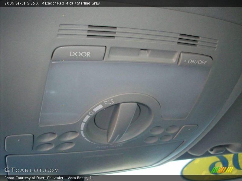 Matador Red Mica / Sterling Gray 2006 Lexus IS 350