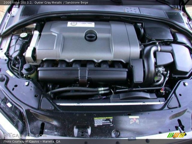 Oyster Gray Metallic / Sandstone Beige 2008 Volvo S80 3.2