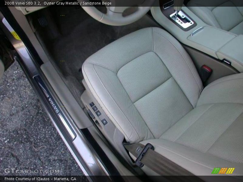 Oyster Gray Metallic / Sandstone Beige 2008 Volvo S80 3.2