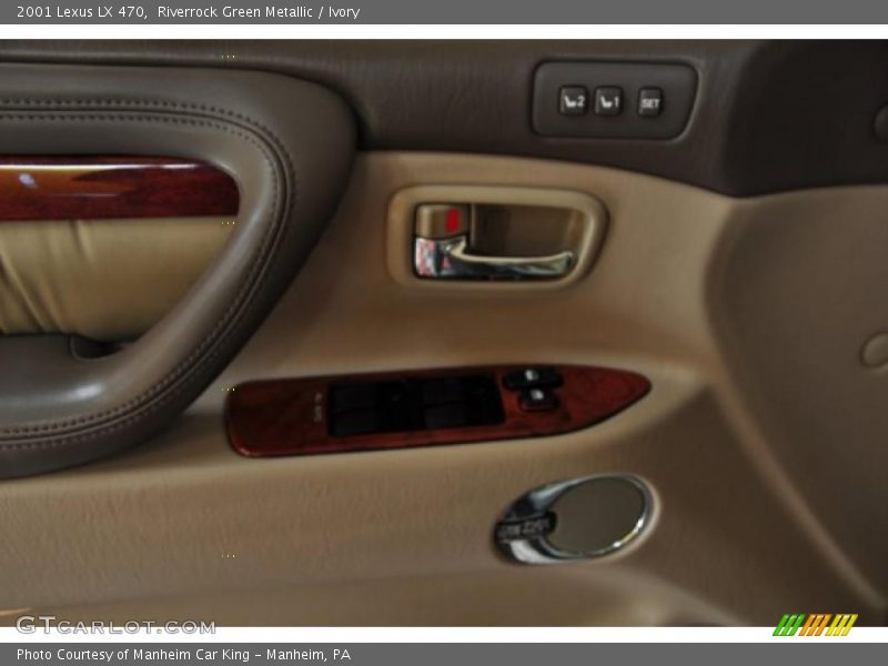 Riverrock Green Metallic / Ivory 2001 Lexus LX 470