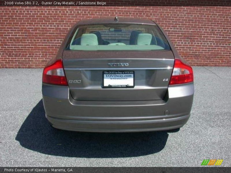 Oyster Gray Metallic / Sandstone Beige 2008 Volvo S80 3.2