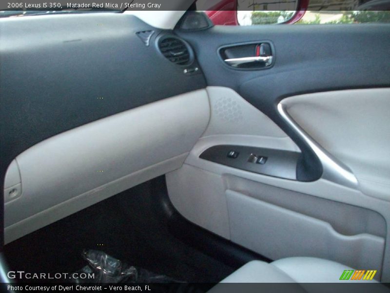 Matador Red Mica / Sterling Gray 2006 Lexus IS 350