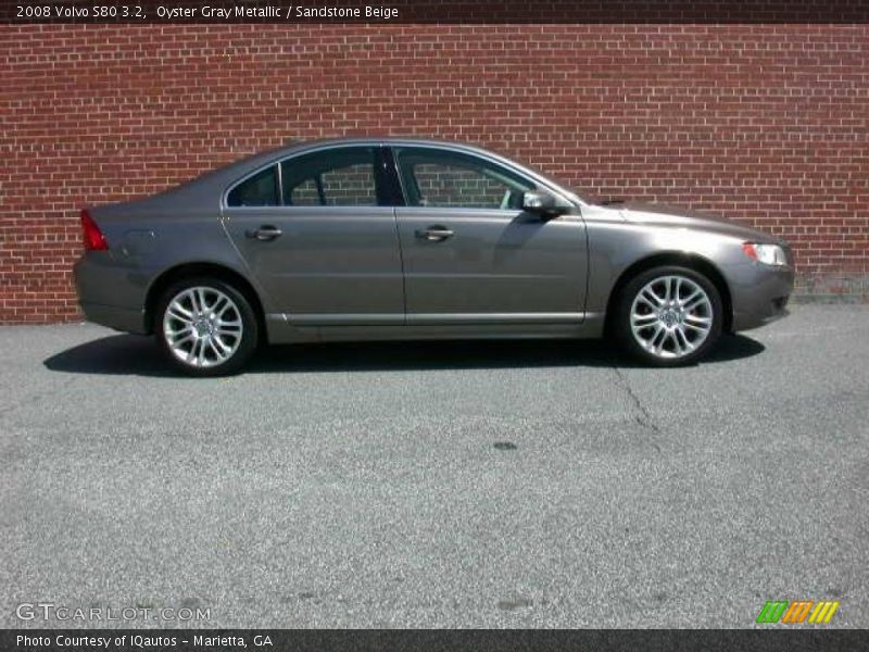 Oyster Gray Metallic / Sandstone Beige 2008 Volvo S80 3.2