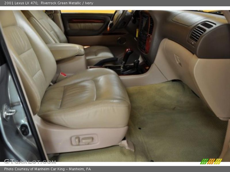 Riverrock Green Metallic / Ivory 2001 Lexus LX 470