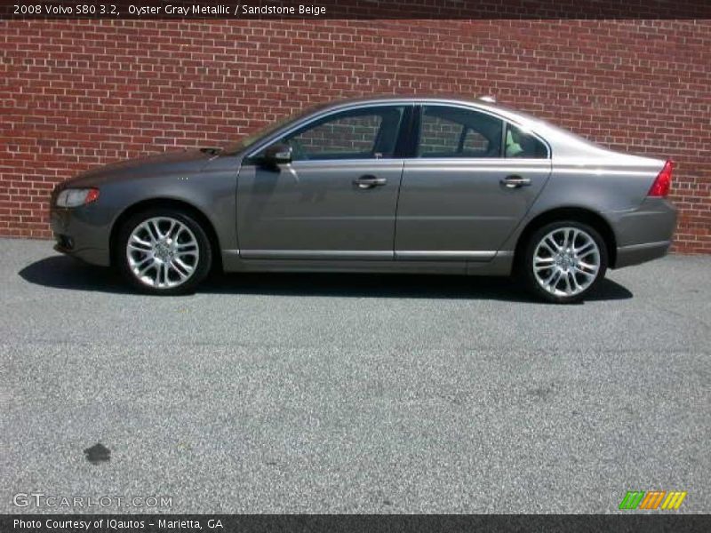 Oyster Gray Metallic / Sandstone Beige 2008 Volvo S80 3.2