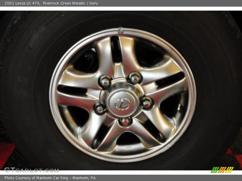 Riverrock Green Metallic / Ivory 2001 Lexus LX 470