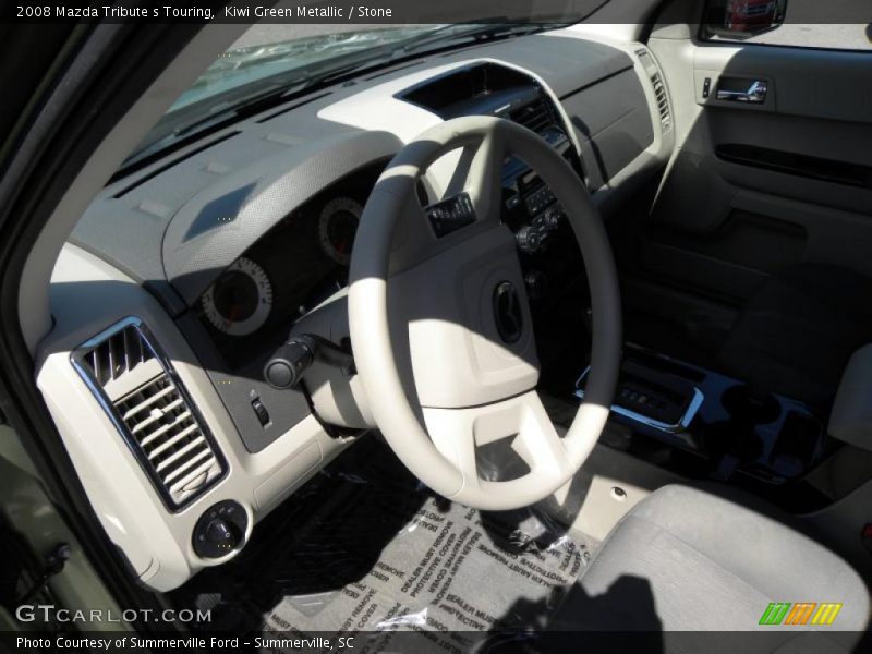 Kiwi Green Metallic / Stone 2008 Mazda Tribute s Touring