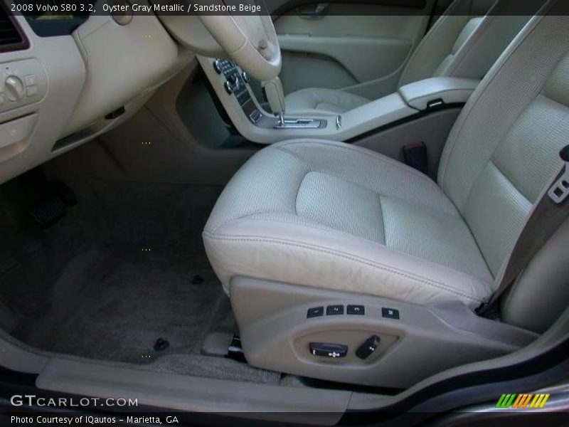 Oyster Gray Metallic / Sandstone Beige 2008 Volvo S80 3.2