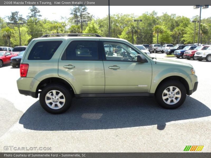 Kiwi Green Metallic / Stone 2008 Mazda Tribute s Touring