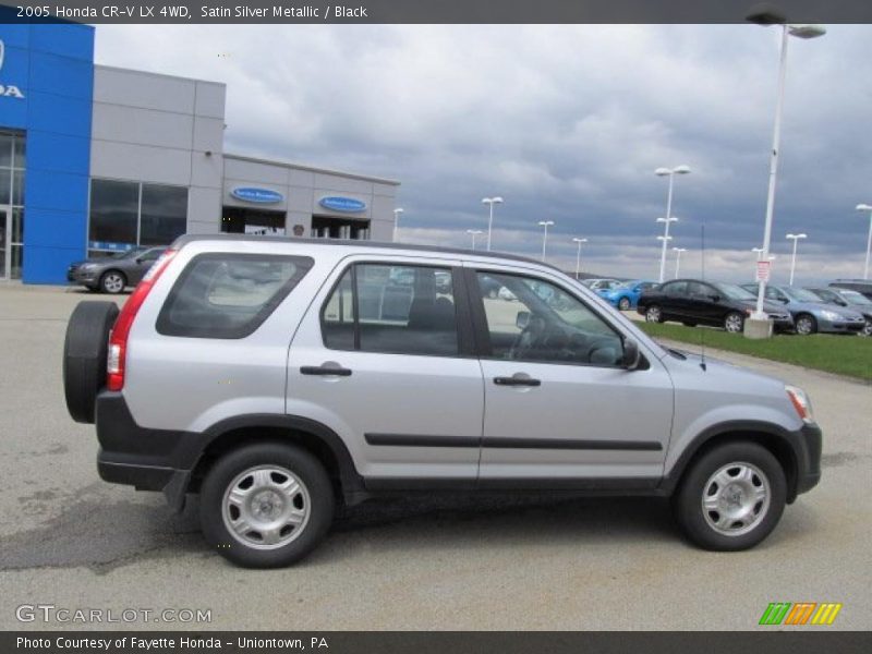 Satin Silver Metallic / Black 2005 Honda CR-V LX 4WD