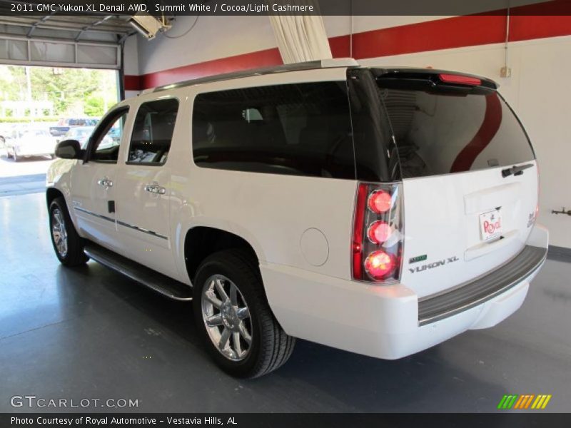 Summit White / Cocoa/Light Cashmere 2011 GMC Yukon XL Denali AWD