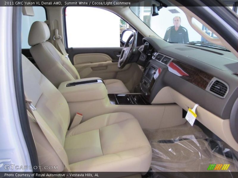 Summit White / Cocoa/Light Cashmere 2011 GMC Yukon XL Denali AWD
