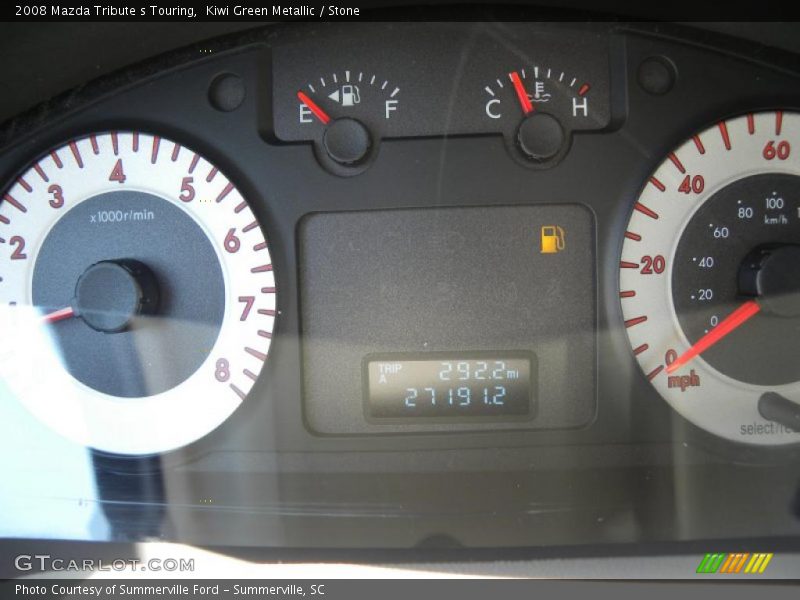 Kiwi Green Metallic / Stone 2008 Mazda Tribute s Touring
