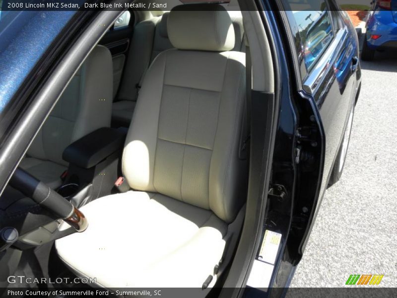 Dark Blue Ink Metallic / Sand 2008 Lincoln MKZ Sedan