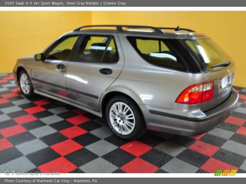 Steel Gray Metallic / Granite Gray 2005 Saab 9-5 Arc Sport Wagon