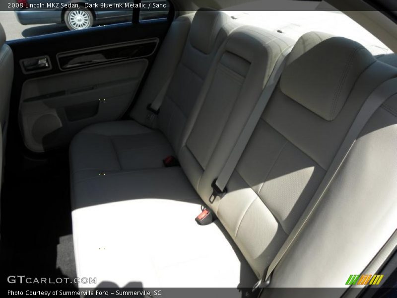 Dark Blue Ink Metallic / Sand 2008 Lincoln MKZ Sedan